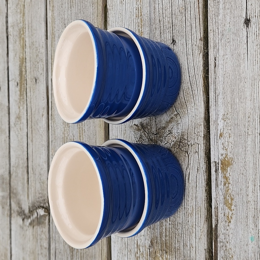 4 Le Creuset Stackable Ramekins Blueberry Color - Picture 4 of 16
